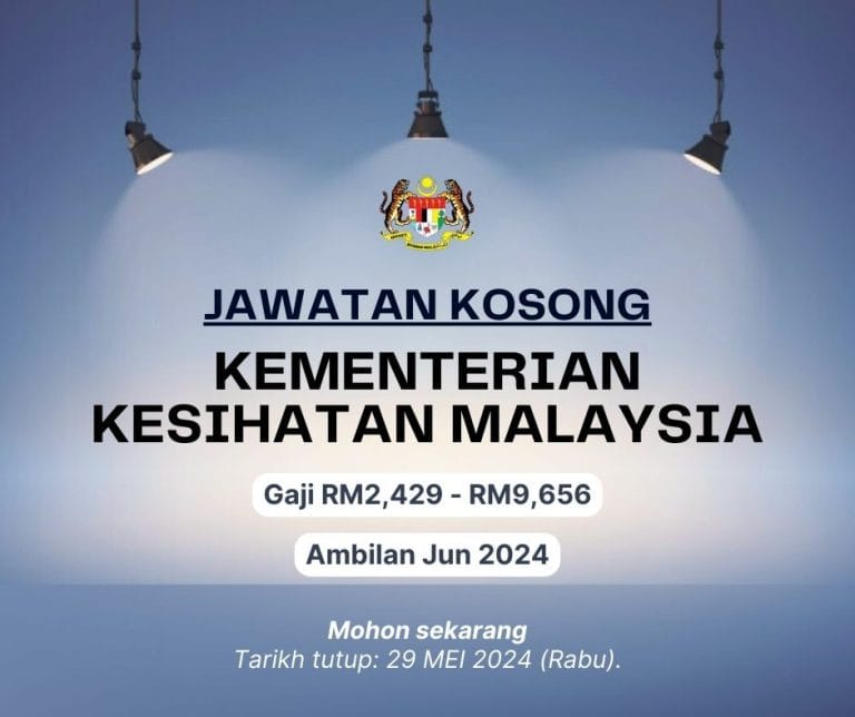 Jawatan Kosong Kementerian Kesihatan Malaysia Gaji Rm Rm