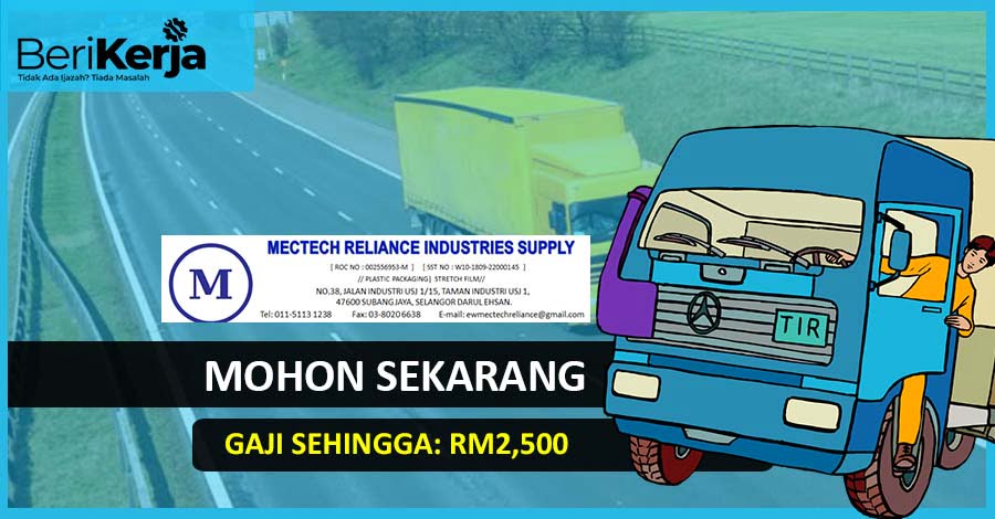 Jawatan Kosong Pemandu Lori Melaka  Jawatan Kosong Driver Lorry