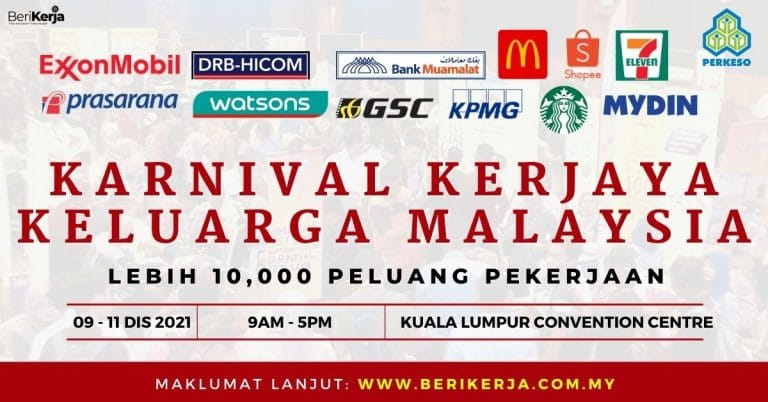 Keluarga karnival 2021 kerjaya malaysia Lebih 24,000