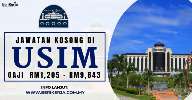 Usim 2022 kosong jawatan Jawatan Kosong