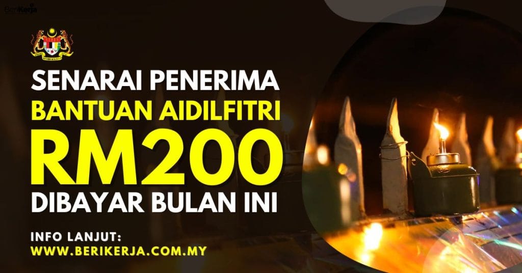 Senarai Penuh Penerima Bantuan Khas Kewangan Aidilfitri Rm Yang