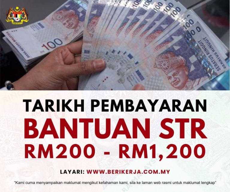 Tarikh Pembayaran Senarai Penuh Penerima Bantuan Str Rm Rm