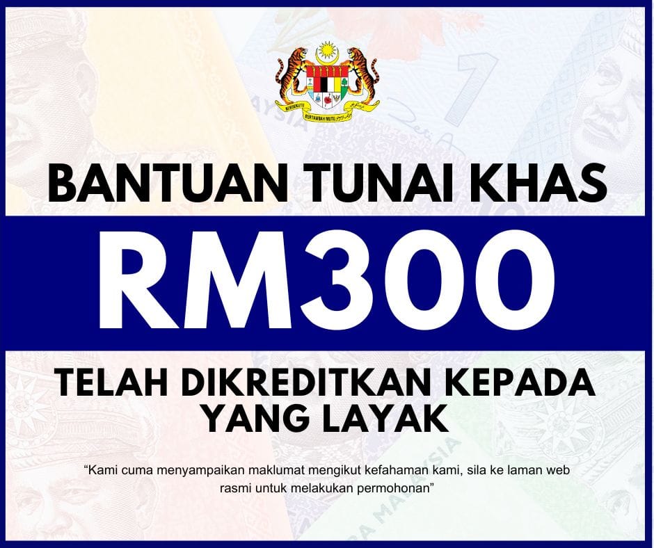 Bantuan Tunai Khas Rm Telah Dikreditkan Kepada Yang Layak Ini