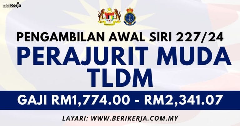 Pengambilan Awal Perajurit Muda TLDM Siri 227/24: Gaji Permulaan RM1 ...