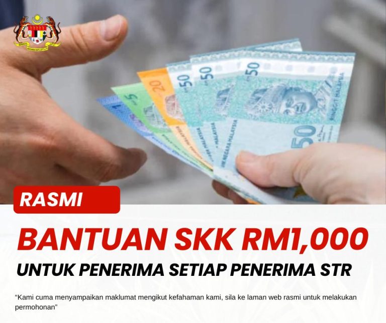 Penerima STR boleh buat tuntutan Bantuan SKK RM1,000 'one-off': Ini maklumat & cara memohon