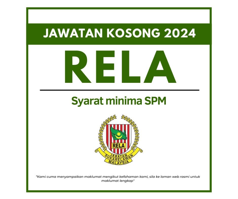 Jawatan Kosong Jabatan Sukarelawan Malaysia (RELA)