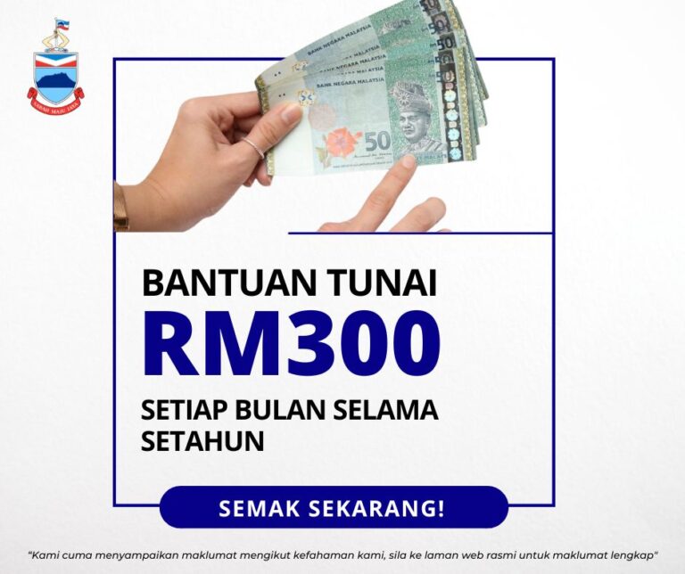 Bantuan Tunai RM300 Diberikan Selama Setahun: Senarai Penuh Penerima & Tarikh Mula Dibayar