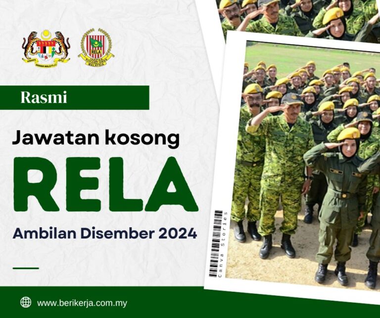 Jawatan Kosong RELA, Ambilan Disember 2024: Berikut Senarai Jawatan Ditawarakan