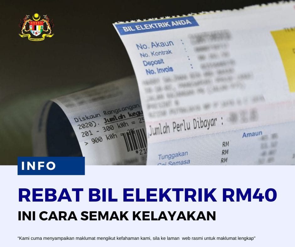 Rebat Bil Elektrik RM40