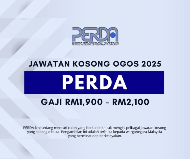 JAWATAN KOSONG PERDA