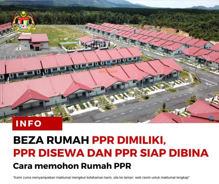 Apa Beza Rumah PPR Dimiliki, PPR Disewa dan PPR Siap Dibina? Juga Cara Memohonnya
